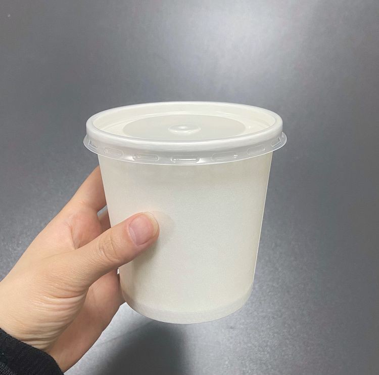 500ml Soup Paper Cup with PP lid(001)