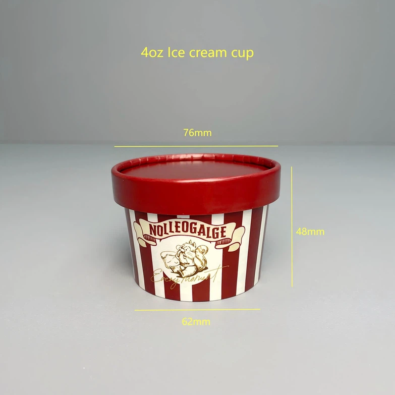 4oz ice cream cup with lid 4oz ice cream cup with lid