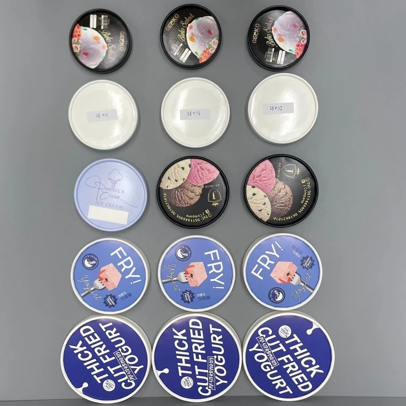 Printed Paper Lids Printed Paper Lids